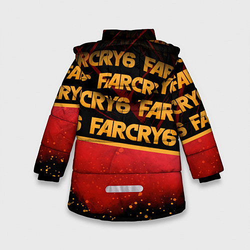 Зимняя куртка для девочки Far Cry 6 / 3D-Черный – фото 2