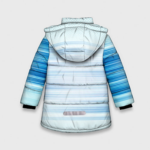 Зимняя куртка для девочки Акула / 3D-Черный – фото 2
