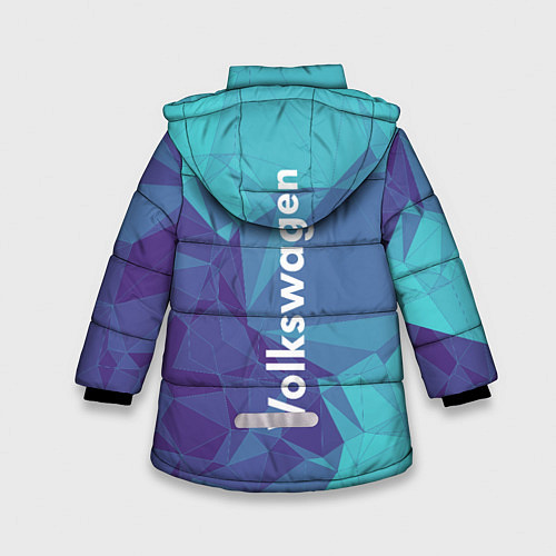 Зимняя куртка для девочки VOLKSWAGEN / 3D-Черный – фото 2