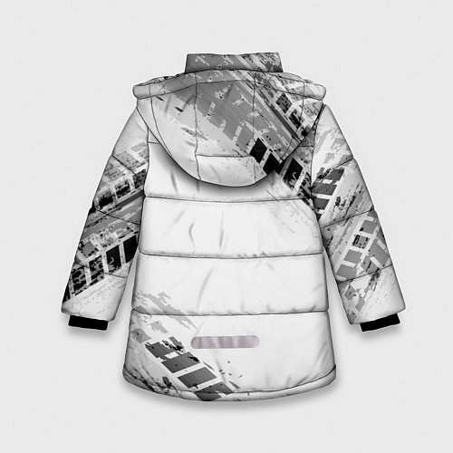 Зимняя куртка для девочки BMW ПРОТЕКТОР ШИН / 3D-Черный – фото 2