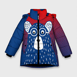 Зимняя куртка для девочки Медведь