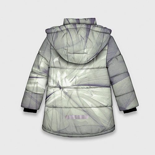 Зимняя куртка для девочки Одуванчики / 3D-Черный – фото 2