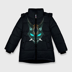 Куртка зимняя для девочки Genshin Impact - Xiao, цвет: 3D-черный