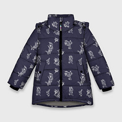 Куртка зимняя для девочки White Plant, цвет: 3D-светло-серый