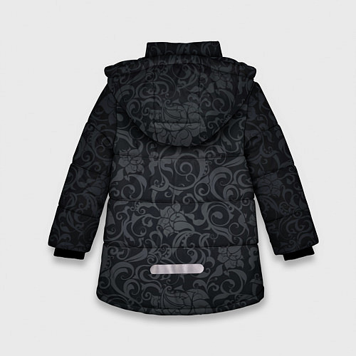 Зимняя куртка для девочки Dark Pattern / 3D-Черный – фото 2