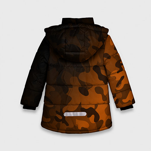Зимняя куртка для девочки KTM КТМ CAMO RACING / 3D-Черный – фото 2