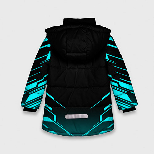 Зимняя куртка для девочки DEAD SPACE АЙЗЕК КЛАРК / 3D-Черный – фото 2