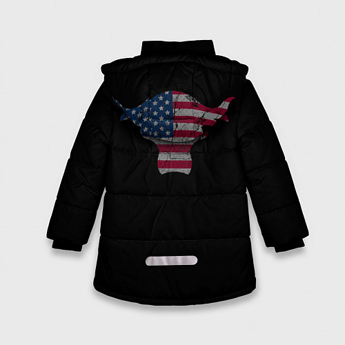 Зимняя куртка для девочки The Bull / 3D-Черный – фото 2