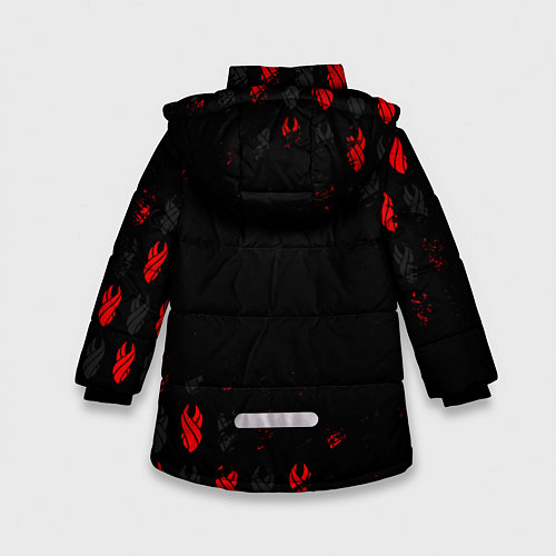 Зимняя куртка для девочки DEAD SPACE ОБЕЛИСК / 3D-Черный – фото 2