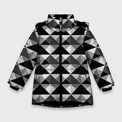 Зимняя куртка для девочки Современный геометрический