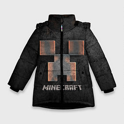 Зимняя куртка для девочки MINECRAFT TEXTURE IRON