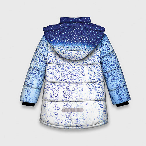 Зимняя куртка для девочки После дождя / 3D-Светло-серый – фото 2