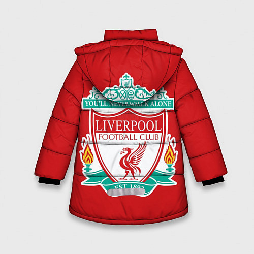 Зимняя куртка для девочки F C LIVERPOOL / 3D-Черный – фото 2