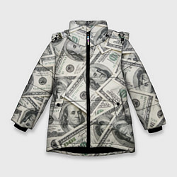 Зимняя куртка для девочки Dollars money