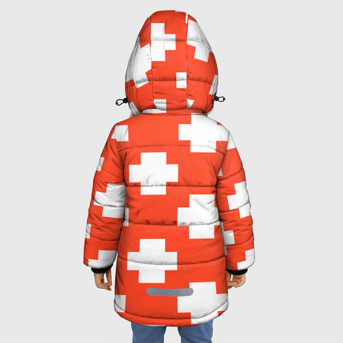 Зимняя куртка для девочки Toca Life: Live / 3D-Красный – фото 4