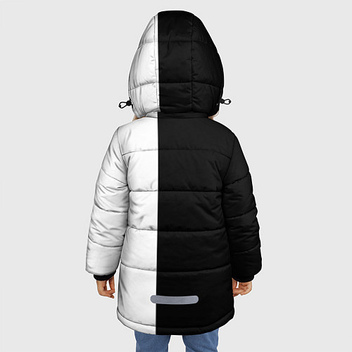Зимняя куртка для девочки Игра в кальмара SG / 3D-Красный – фото 4