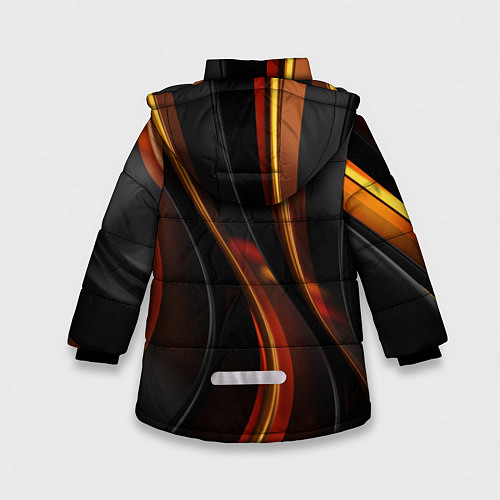 Зимняя куртка для девочки Unsplash 3D / 3D-Черный – фото 2