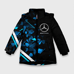 Зимняя куртка для девочки Mercedes AMG Осколки стекла