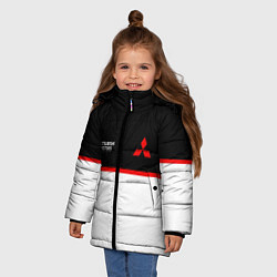 Куртка зимняя для девочки Mitsubushi Два цвета, цвет: 3D-черный — фото 2