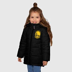 Куртка зимняя для девочки GOLDEN STATE WARRIORS BLACK STYLE, цвет: 3D-светло-серый — фото 2