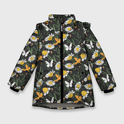Куртка зимняя для девочки Люблю лето!, цвет: 3D-светло-серый