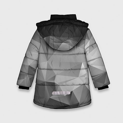 Зимняя куртка для девочки Chevrolet Geometry / 3D-Черный – фото 2