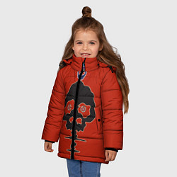Куртка зимняя для девочки Takashi Murakami Scull, цвет: 3D-черный — фото 2