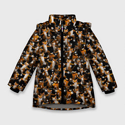 Зимняя куртка для девочки Тигры пляшут Новый Год