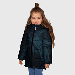 Куртка зимняя для девочки Zenit lion dark theme, цвет: 3D-черный — фото 2
