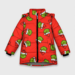 Зимняя куртка для девочки Гринч Похититель Рождества