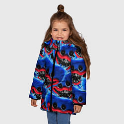 Куртка зимняя для девочки УЖАСНОЕ ЛИЦО ХАГГИ ВАГГИ, цвет: 3D-светло-серый — фото 2