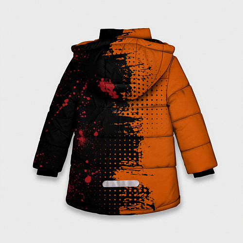 Зимняя куртка для девочки Zombie Blood State of Decay / 3D-Черный – фото 2