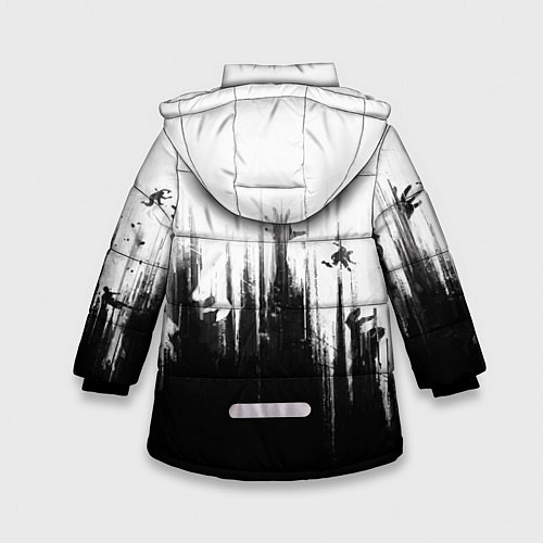 Зимняя куртка для девочки Dying Light- 2 / 3D-Черный – фото 2
