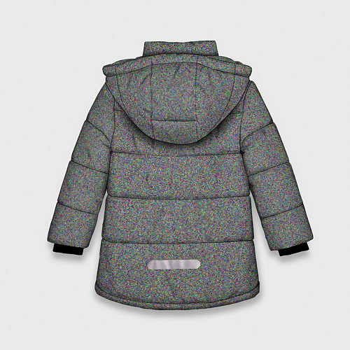 Зимняя куртка для девочки Не шуми / 3D-Черный – фото 2