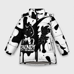 Куртка зимняя для девочки BLACK AND WHITE BENDY, цвет: 3D-светло-серый