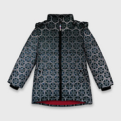 Куртка зимняя для девочки Стальной Снег, цвет: 3D-красный