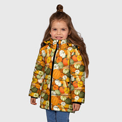 Куртка зимняя для девочки Тыквы Pumpkin, цвет: 3D-красный — фото 2