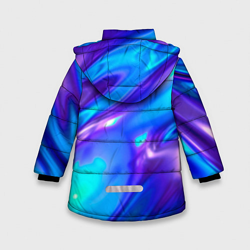 Зимняя куртка для девочки Neon Holographic / 3D-Черный – фото 2