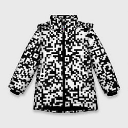 Зимняя куртка для девочки Стиль QR код