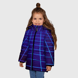Куртка зимняя для девочки NEON 3D WORLD, цвет: 3D-красный — фото 2