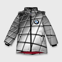 Зимняя куртка для девочки BMW pattern 2022