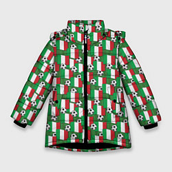 Зимняя куртка для девочки Италия футбол