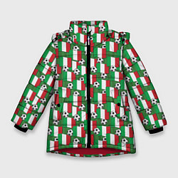 Зимняя куртка для девочки Италия футбол