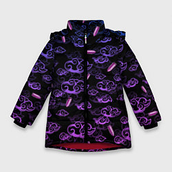 Зимняя куртка для девочки ARCANE League Of Legends ТАТУИРОВКА JINX
