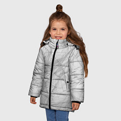 Куртка зимняя для девочки Коллекция Get inspired! Абстракция 528-345-Gi-fl44, цвет: 3D-черный — фото 2