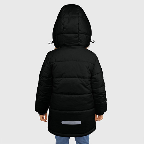 Зимняя куртка для девочки POPPY PLAYTIME BENDY AND THE INK MACHINE / 3D-Светло-серый – фото 4