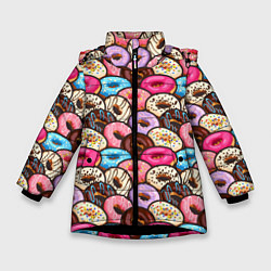 Зимняя куртка для девочки Sweet donuts