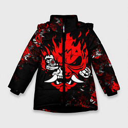 Зимняя куртка для девочки SAMURAI CYBERPUNK 2077 LOGO