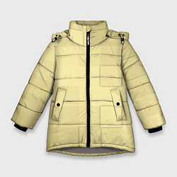 Зимняя куртка для девочки Золотые квадраты