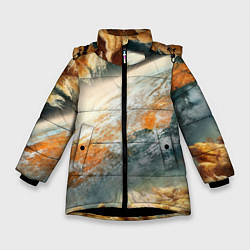 Зимняя куртка для девочки Песчаный Космос